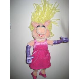 Figurine pouet peggy la cochonne et kermitt la grenouille vintage 1986