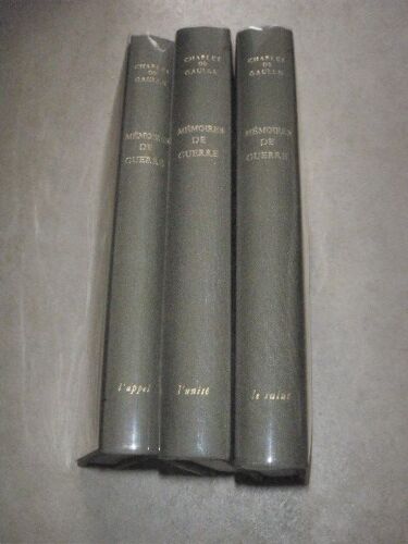 Memoires De Guerre.    Edition Illustree Reservee Au Club Francais Des Bibliophiles.   Comprend Le Texte Integral Des Memoires De Guerre De Charles De Gaulle.