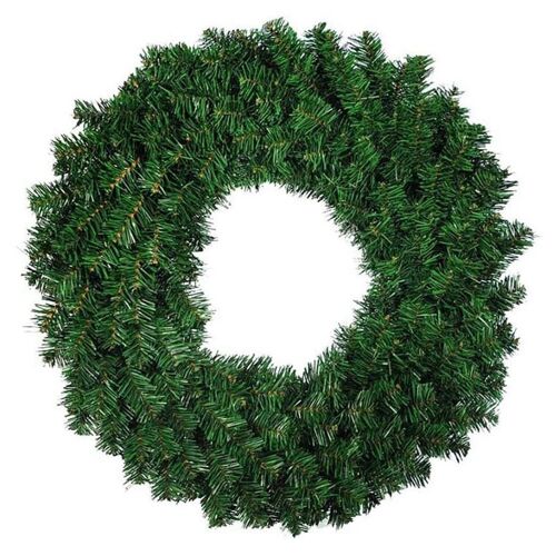 Couronne De Pin Artificielle Verte, 1 Pièce, Pour Porte D'Entrée, Fenêtre, Cheminée, Décoration De Noël 9109-May14A20860
