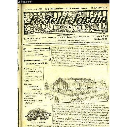 Le Petit Jardin Illustre N° 879 - La Serre. ¿ Les Serres Pratiques, A Poulaillier.Jardin D¿Agrément. ¿ Culture Des Anémones, Ad. Van Den Heede.Jardin Potager. ¿ Le Fraisier « Régina », Abbé ...
