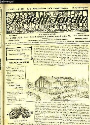Le Petit Jardin Illustre N° 879 - La Serre. ¿ Les Serres Pratiques, A Poulaillier.Jardin D¿Agrément. ¿ Culture Des Anémones, Ad. Van Den Heede.Jardin Potager. ¿ Le Fraisier « Régina », Abbé ...