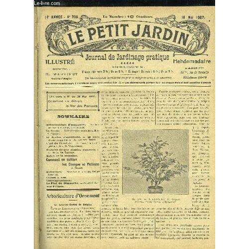 Le Petit Jardin Illustre N° 706 - Arboriculture D'ornement, ¿ Le Laurier-Cerise De Shipka, H. Martinet.La Serre. ¿ Visite Récréative Dans La Serre, Nicolas Vallet.Le Jardin D¿Agrément. ¿ Les ...