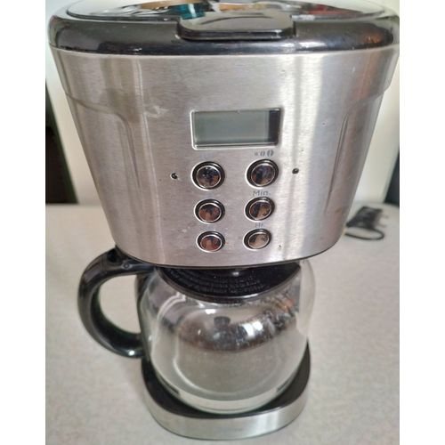 Cafetière électrique Qilive / 900W 1,5L Programmable 12 tasses 898654 CM9410T-GS anti gouttes