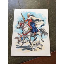 Carte De VUx Des Officiers Du 3e Escadron De Spahis Marocains