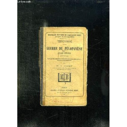 Guerre De Peloponese Livre Second. Exemplaire De Travail.