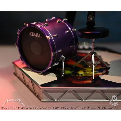 Metallica Statuette Rock Iconz Lars Ulrich Limited Edition 22 Cm - Knucklebonz Kbmetlu100