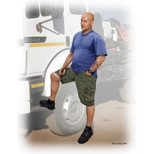 Série De Camionneurs Jimmy Tex Heywood - Master Box Mb24043