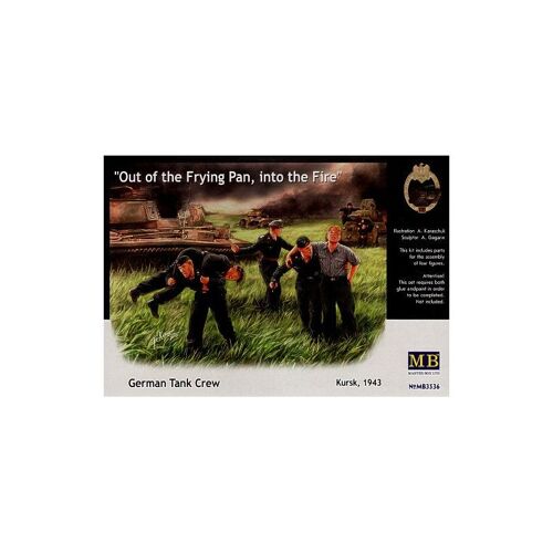 Équipage De Char Allemand : Kursk 1943 La Poêle Dans Le Feu - Master Box Mb3536