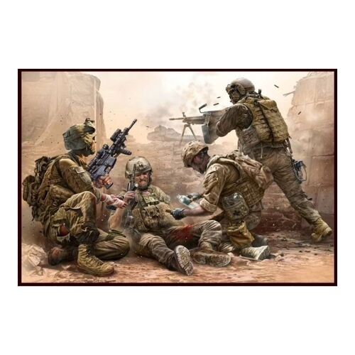 Under Fire Modern Us Infantry - Master Box Mb35193