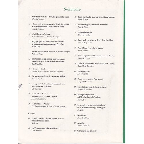 Septentrion 27e Année 1998 2