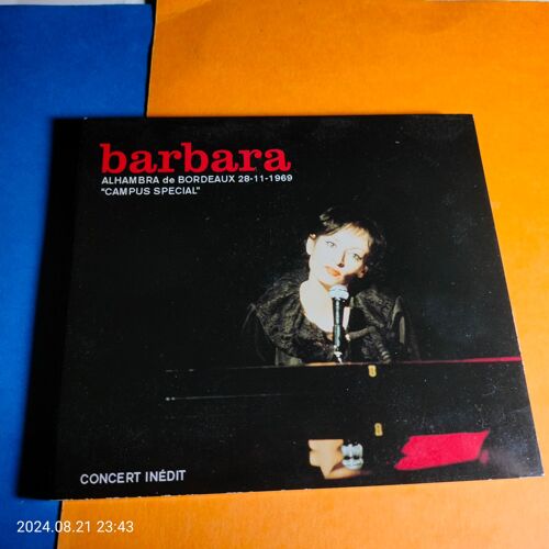 Barbara – Campus Spécial - Alhambra De Bordeaux 28-11-1969 - Concert Inédit .Cd
