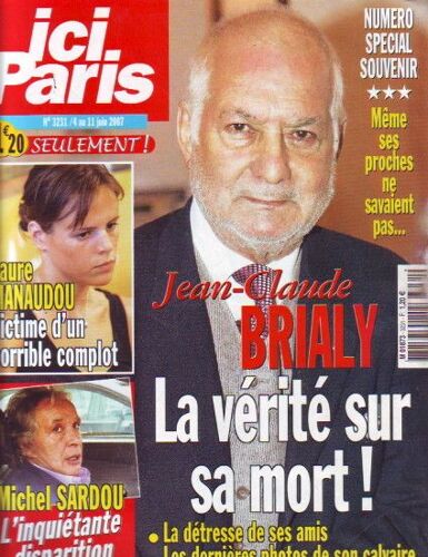 Ici Paris Maud Fontenoy 1/2p/ Brialy 6p/ Laure Manaudou 1p/ Chimene Badi 1/2p/ Emma De Caunes & Jude Law 1p/ Marc Lavoine 1/2p/ Nadia Fares 1p/ Miss Univers 1/2p/ Francois Valery 1p/ Sardou 1.5p/  3231