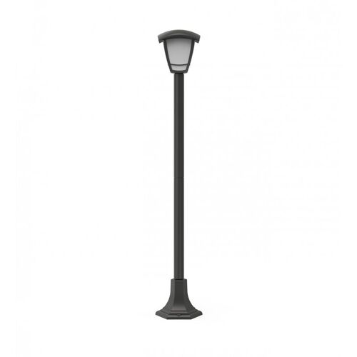 Xanlite - Lampadaire Filaire Noir 112cm Rétro Ip44, Culot E27, 40w Max - Lame40nret