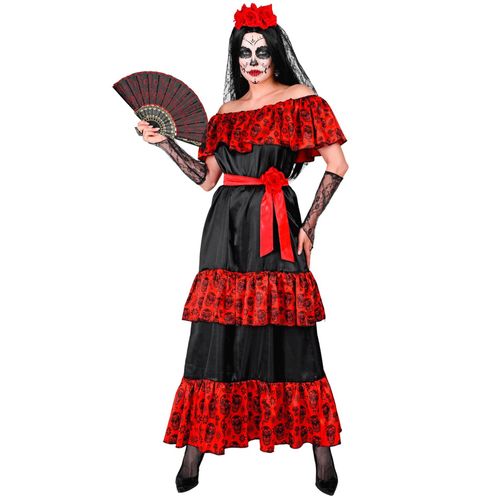 Déguisement Mexicaine Dia De Los Muertos Femme - Taille: Xs