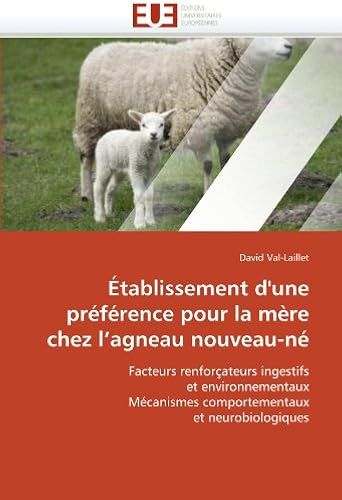 Établissement D''une Préférence Pour La Mère Chez L''agneau Nouveau-Né