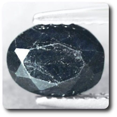 1.61 Cts Saphir Noir Zantong, Chine.