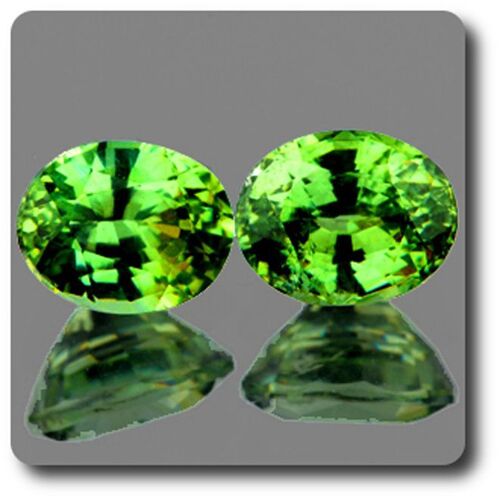 0.77 Cts Lot De 2 Grenat Demantoide . If Ural Mountains, Russie.