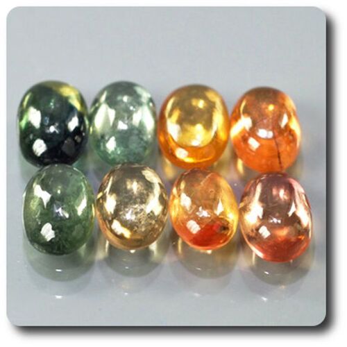3.27 Cts 8 Pcs. Saphir Multicolore Afrique.
