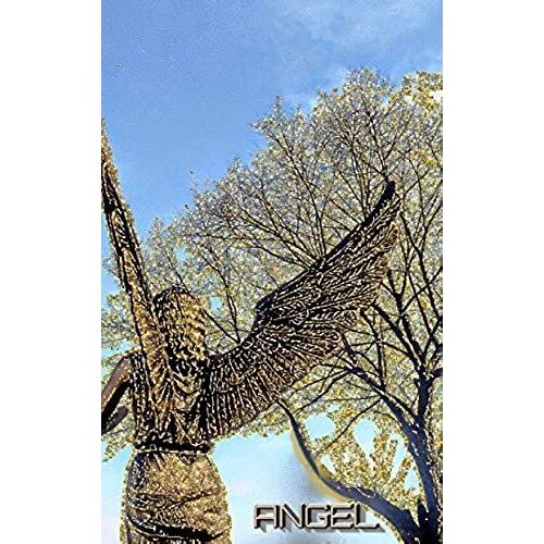 Golden Angel Glitter Blank Creative Journal