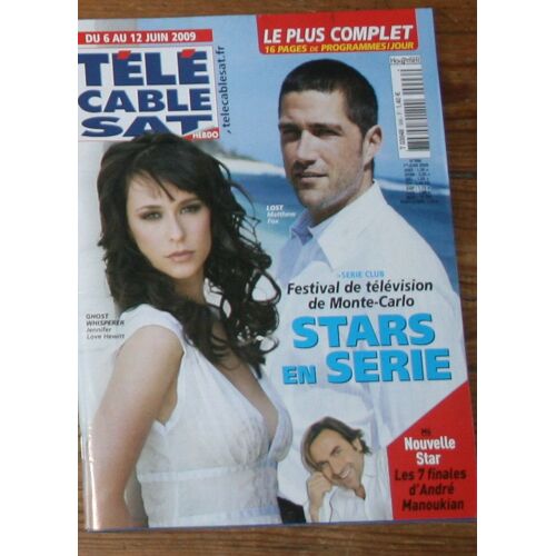 Tele Cable Sat 996 Special Serie Jennifer Love Hewitt Matthew Fox 2p/ Mandy Patinkin Esprits Criminels 1.5p/ Daniel Russo 1p/ Anthony Kavanagh 1p/ Andre Manoukian 1p/ Javier Bardem 1p/  996