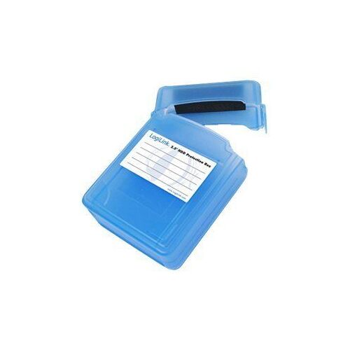 LogiLink 2.5" HDD Protection Box for 2 HDDs - Étui de protection de disque dur - bleu