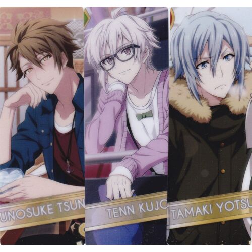 Lot De 3 Marque-Pages - Idolish7 - Ryunosuke Tsunashi, Tenn Kujo Et Tamaki Yotsuba (Jeu Vidéo, Animé, Idols)