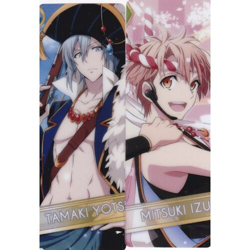 Lot De 2 Marque-Pages - Idolish7 - Tamaki Yotsuba Et Mitsuki Izumi (Jeu Vidéo, Animé, Idols)