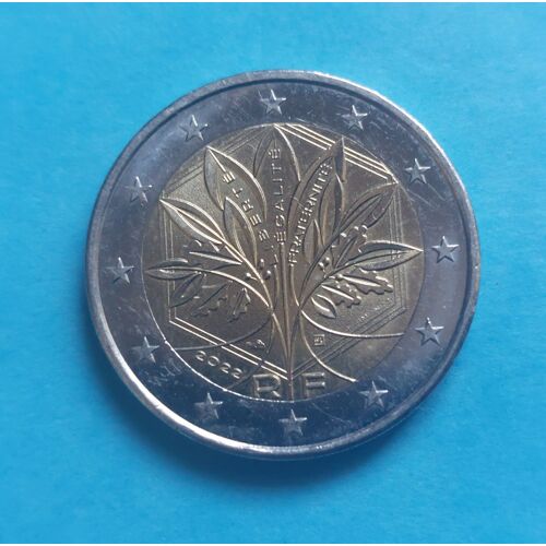 2 Euros France Pièce Courante 2022