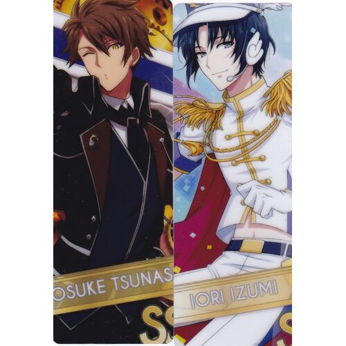 Lot De 2 Marque-Pages - Idolish7 - Ryunosuke Tsunashi Et Iori Izumi (Jeu Vidéo, Animé, Idols)