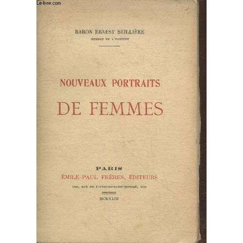 Nouveaux Portraits De Femmes