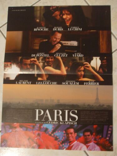 Paris De C. Klapisch Affiche Originale 40/60cm