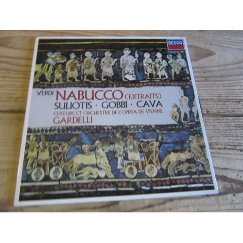 Nabucco Extraits Suliotis Gobbi Cava