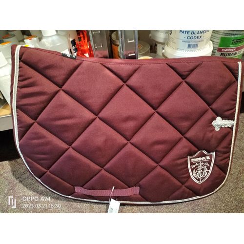 Tapis Paddock "Prem's Ecusson" Prune Taille Poney