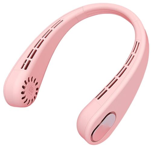 Portable Neck Fan, Bladeless Personal Fan, Rechargeable 4000mAh Battery, No Hair Snagging, 3 Speeds
