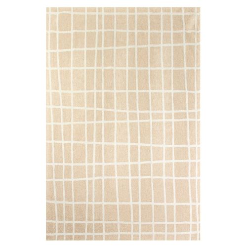 Tapis Salon Et Chambre Moderne Tissé Plat 170x240 Cm Beige