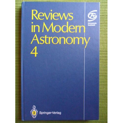Reviews In Modern Astronomy - N°4 - With 138 Figures