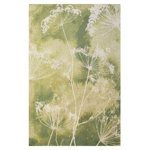 Tapis Salon Et Chambre Tissé Plat 170x240 Cm Vert