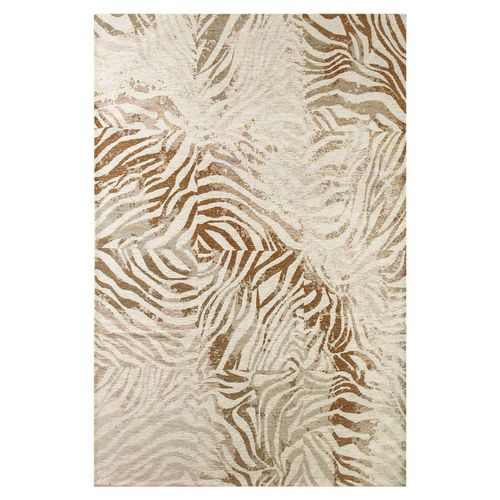 Tapis Salon Et Chambre Moderne Tissé Plat 170x240 Cm Marron
