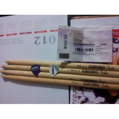Baguette Batteur Du Groupe Scorpions