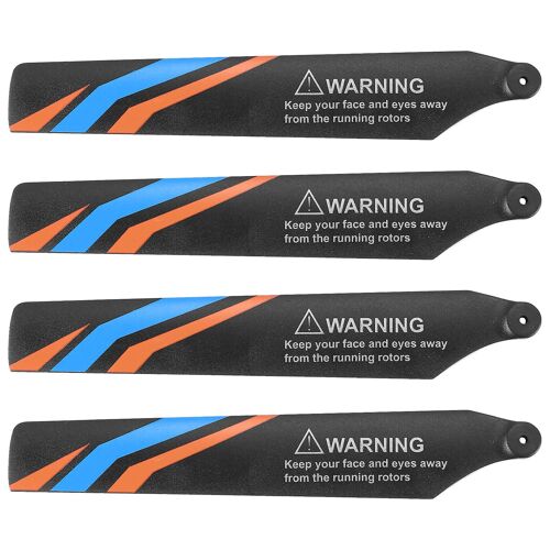 4 Pcs Hélices À Pales Principales Pour Xk K127 Rc Hélicoptère Avion Drone Pièces De Rechange Accessoires