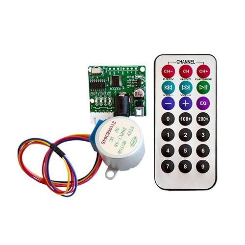 Carte de pilote de moteur pas à pas de bricolage DC 5V ULN2003 28BYJ48 Télécommande infrarouge