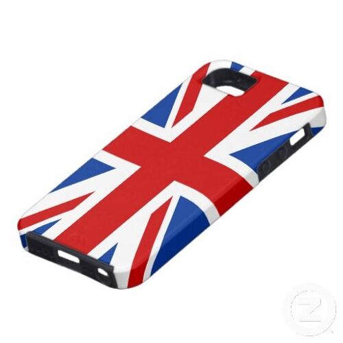 Coque Iphone 5 Drapeau Anglais - Royaume-Uni - Facade Drapeau Uk
