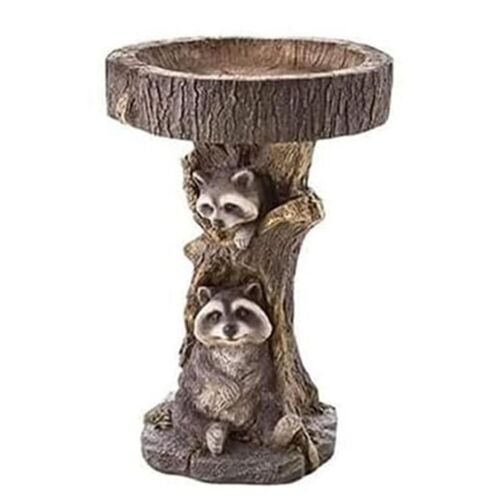 Fashionable and Cute Resin Water Basin, Resin Outdoor Bird Feeder Birdbath, Garden Courtyard Outdoo