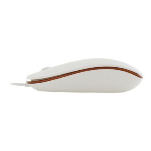 Mobility Lab - Souris - optique - 3 boutons - filaire - USB - blanc