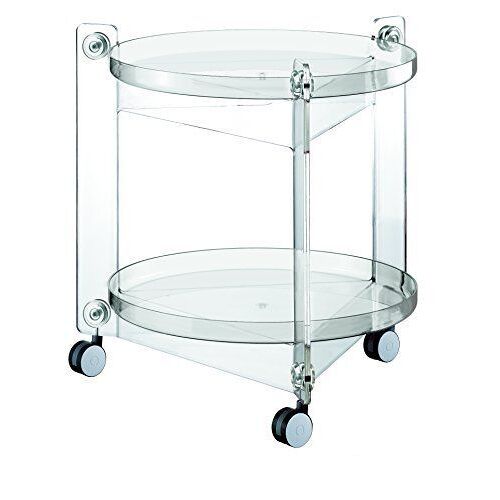 Guzzini 01150100 Table roulante de cuisine Blanc