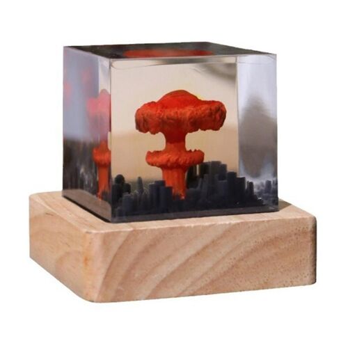 Lampe D'explosion Nucléaire De Nuage De Champignon, Modèle De Bombe Atomique Atmosphère De Lampe Décoration Cadeaux Pour Les Enfants
