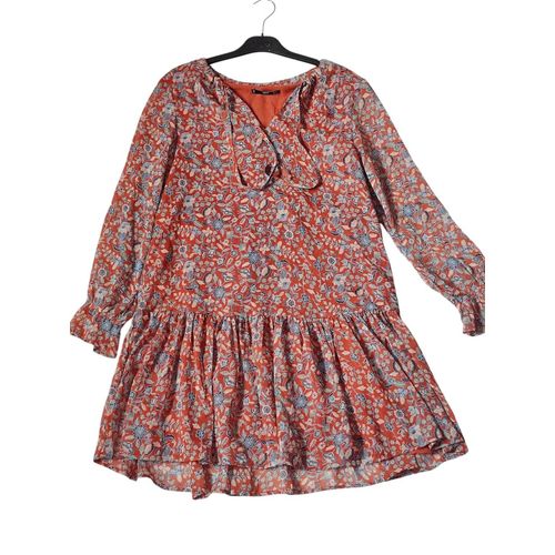Robe Courte Évasé Taille S