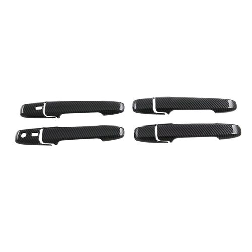 Pour Veloz 2022-2024 Fibre de carbone Voiture Poignée Extérieure Poignée De Porte Couverture Garniture Accessoires
