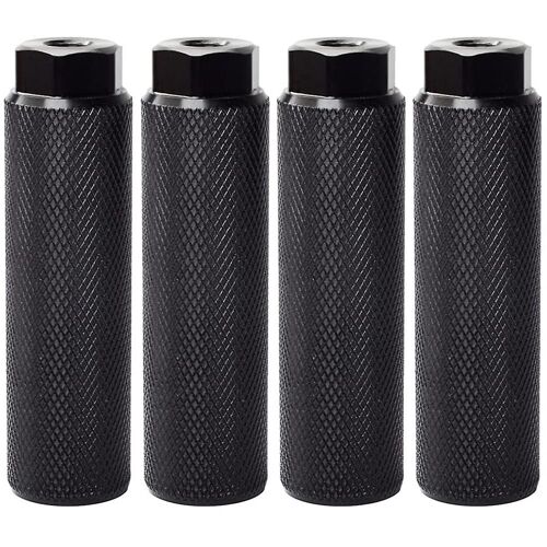 4pcs Bike Pegs,Aluminum Alloy Anti-Skid Lead Foot Bicycle Pedals Bmx Pegs For Bike Cycling Rear Stu