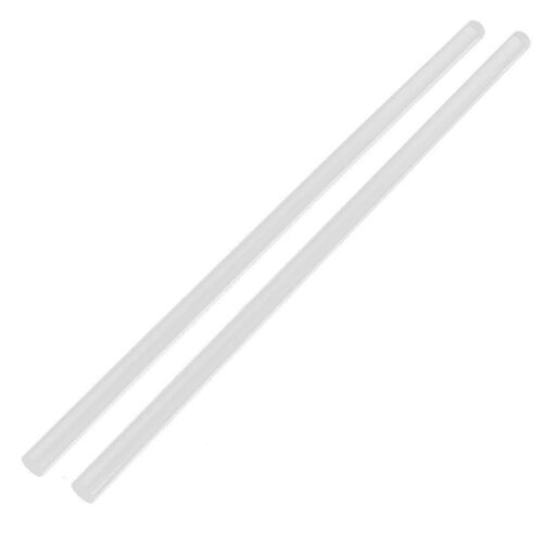 3Mmx250Mm Forme Ronde Solide Acrylique Tige Pmma Barre Extrudée Claire 2Pcs